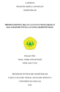 E-PKL:PROSES EDITING IKLAN LAYANAN MASYARAKAT DALAM KOMUNITAS LATANSA EKSPONENSIAL