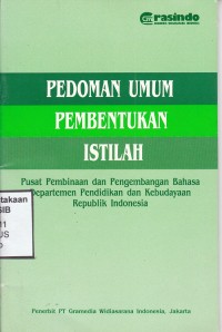 Pedoman Umum Pembentukan Istilah