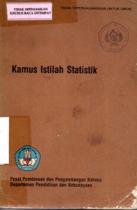 Kamus istilah statistik