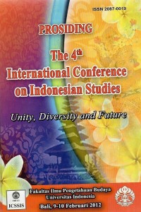 Prosiding The 4th International Conference On Indonesian Studies Unity, Diversity And Future