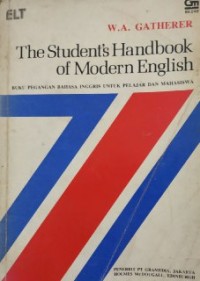 The Student Handbook Of Modern English