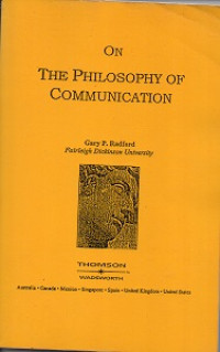 On Philosophy of Communication