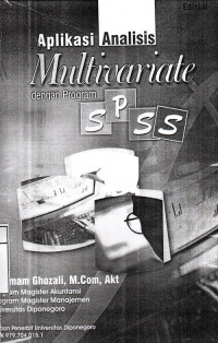 Aplikasi Analisis Multivariate dengan Program SPSS