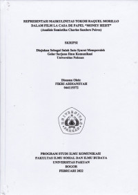 SKRIPSI: Representasi Maskulinitas Tokoh Raquel Morillo dalam Film La Casa De Papel 
