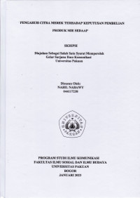 SKRIPSI: Pengaruh Citra Merek terhadap Keputusan Pembelian Produk Mie Sedaap