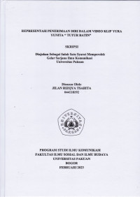 SKRIPSI: Representasi Penerimaan Diri dalam Video Klip Yura Yunita 