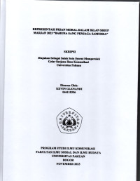 SKRIPSI: Representasi Pesan Moral dalam Iklan Sirup Marjan 2023 