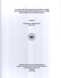 SKRIPSI: Analisis Strategi Komunikasi Wisata Curug Leuwi Hejo dalam Meningkatkan Daya Tarik Pengunjung melalui Instagram