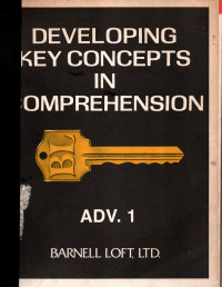 Developing Key Concepts in Comprehension- Adv. 1