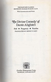 The Divine Comedy of Dante Alighieri