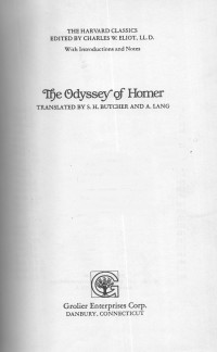 The Odyssey of Homer