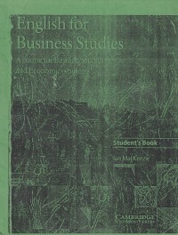 English for Business Studies : A Course for Business Studies and Economics Students