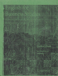 Image of English for Business Studies : A Course for Business Studies and Economics Students