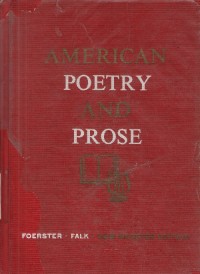 American Poetry and Prose : New Shorter Edition
