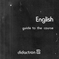English : Guide to the Course