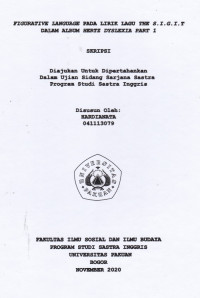 SKRIPSI : Figurative Language pada Lirik Lagu The S.I.G.I.T dalam Album Hertz Dyslexia Part 1