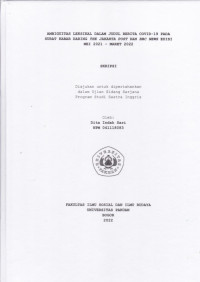 SKRIPSI: Ambiguitas Leksikal dalam Judul Berita Covid-19 pada Surat Kabar Daring the Jakarta Post dan BBC News Edisi Mei 2021 - Maret 2022