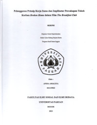 SKRIPSI: Pelanggaran Prinsip Kerja Sama dan Implikatur Percakapan Tokoh Korban Broken Home dalam Film The Breakfast Club