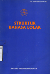 Struktur Bahasa Lolak