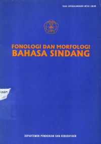 Fonologi dan Morfologi Bahasa Sindang