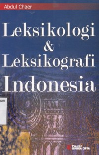 Leksikologi & Leksikografi Indonesia