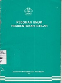 Image of Pedoman Umum Pembentukan Istilah