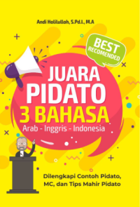 Juara pidato 3 bahasa (Arab - Inggris - Indonesia)