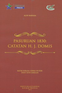 Pasuruan 1830: Catatan H.J.Domis