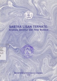 Sastra Lisan Ternate: Analisis Struktur dan Nilai Budaya