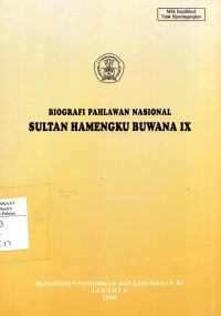 Biografi Pahlawan Nasional Sultan Hamengku Buwana IX