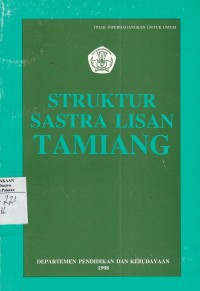 Struktur Sastra Lisan Tamiang