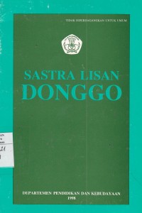 Sastra Lisan Donggo