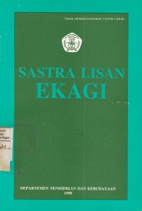 Sastra Lisan Ekagi