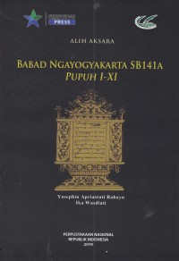 Babad Ngayogyakarta SB141A Pupuh I-XI