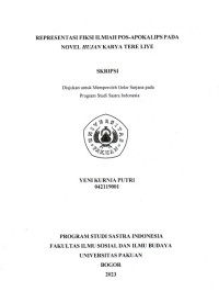SKRIPSI: Representasi Fiksi Ilmiah Pos-Apokalips pada Novel Hujan Karya Tere Liye