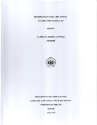 SKRIPSI: Representasi Patriarki Jepang dalam Anime Gekai Elise