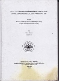 Skripsi:Sifat kepemimpinan Toyotomi Hideyoshi dalam novel Shinsho Taiko Ki karya yoshika Wa Eiji