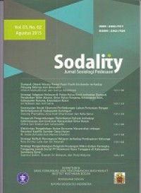 SODALITY : Jurnal Sosiologi Pedesaan :  vol 03 No 02 Agustus 2015