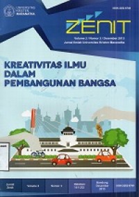 Zenit : Jurnal Ilmiah ; Kesiapan Ilmu untuk Menghadapi Afta 2015 Vol. 3 No. 3 Desember 2014