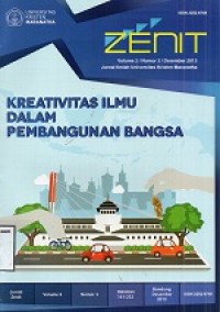 Image of Zenit : Jurnal Ilmiah ; Kesiapan Ilmu untuk Menghadapi Afta 2015 Vol. 3 No. 3 Desember 2014