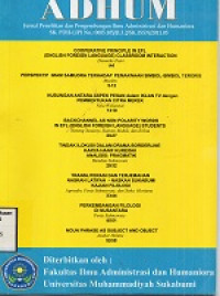Adhum : Jurnal Penelitian dan Pengembangan Ilmu Administrasi dan Humaniora Vol. III, No. 1, Januari 2013