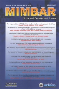 Mimbar : Social and Development Journal Vol. 32, No. 2, Des 2016