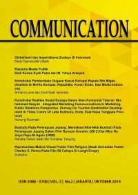 Communication Vol. 5, No. 2, Jakarta, Oktober 2014