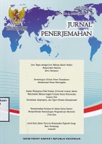 Jurnal Penerjemahan Vol. 4, No. I, Juli 2017