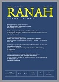 Ranah : Jurnal Kajian Bahasa Vol. 1, No 1, Juli 2012