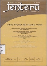 Jentera : Jurnal Kajian Sastra ; Sastra Poluler dan Budaya Massa Vol. 4, No. 1, Juli  2015