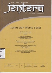 Jentera : Jurnal Kajian Sastra ; Sastra dan Warna Lokal Vol. 2, No. 2, Des 2013