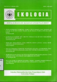 Ekologia : Jurnal  Ilmiah Ilmu Dasar dan Lingkungan Hidup Vol. 10, No. 2, Oktober