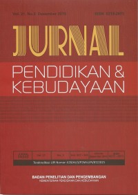Image of Jurnal Pendidikan & Kebudayaan Vol. 21 No. 3 Desember 2015
