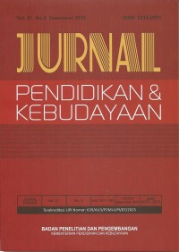 Jurnal Pendidikan & Kebudayaan Vol. 21 No. 3 Desember 2015